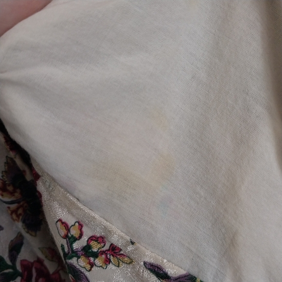 April Cornell Floral Maxi Dress Size Women's Large Boho Cottagecore Holiday - Picture 12 of 15